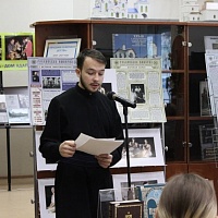 Студент 4 курса Новосибирской Православной Духовной Семинарии Павел Лапин выступил с докладом «Проблема понимания свободы в современной молодежной среде»